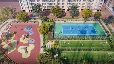 Image of 520 Sq.ft 1 BHK Apartment / Flat for sale in Vihang Marina, Thane West, Thane for Rs. 4300000
