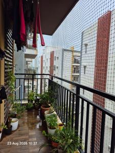 Balcony Image of 1735 Sq.ft 3 BHK Apartment / Flat for rent in Crown Whistling Woods, Manchirevula Hyderabad for Rs. 60000