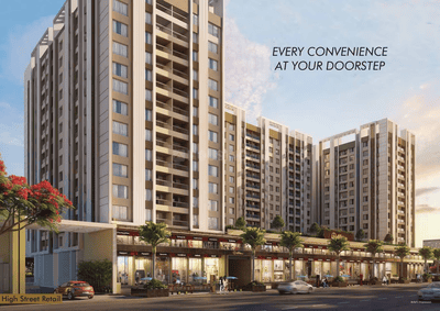 Image of 949 Sq.ft 2 BHK Apartment / Flat for sale in Mangalam Melizma, Kiwale, Pune for Rs. 4800000