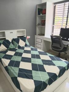 Bedroom Image of 1465 Sq.ft 3 BHK Apartment / Flat for sale in Shaligram Prime, South Bopal Ahmedabad for Rs. 16000000