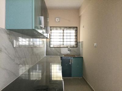 Kitchen Image of 700 Sq.ft 1 BHK Apartment / Flat for rent in Kaggadasapura Bengaluru for Rs. 25100