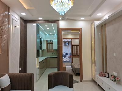 Living Room Image of 756 Sq.ft 2 BHK Builder Floor for rent in Dwarka Mor New Delhi for Rs. 20000