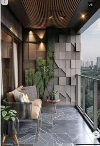 Balcony Image of 1120 Sq.ft 2 BHK Apartment / Flat for sale in Arihant Aspire Phase 2, Panvel Navi Mumbai for Rs. 8100000
