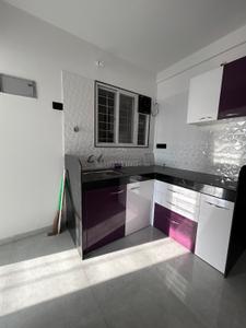 Kitchen Image of 700 Sq.ft 1 BHK Apartment / Flat for rent in Dhanori Pune for Rs. 19000