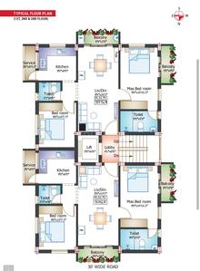Image of 914 Sq.ft 2 BHK Apartment / Flat for sale in Korattur, Chennai for Rs. 9600000