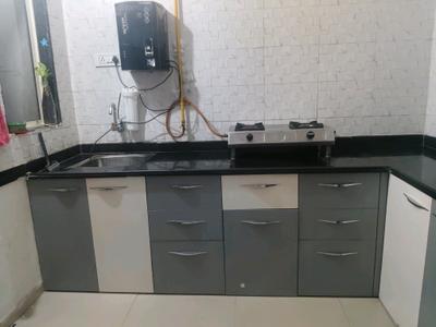 Kitchen Image of 1145 Sq.ft 3 BHK Apartment / Flat for rent in Shaligram Prime, South Bopal Ahmedabad for Rs. 32000