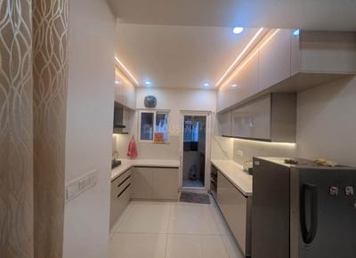 Kitchen Image of 1540 Sq.ft 3 BHK Apartment / Flat for rent in Ambience Courtyard, Manikonda Hyderabad for Rs. 60000