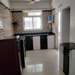 Kitchen Image of 1800 Sq.ft 3 BHK Apartment / Flat for rent in Shukan Heights, Kudasan Gandhinagar for Rs. 25000