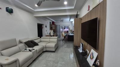 Hall Image of 1200 Sq.ft 2 BHK Apartment / Flat for rent in Neknampur Hyderabad for Rs. 42000