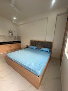 Bedroom Image of 800 Sq.ft 1 RK Apartment / Flat for rent in Durgapura Jaipur for Rs. 18000