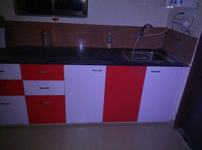 Kitchen Image of 1427 Sq.ft 3 BHK Apartment / Flat for sale in Sairang Heights, Atladara Vadodara for Rs. 3800000