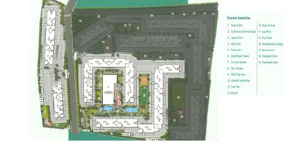 Image of 1005 Sq.ft 2 BHK Apartment / Flat for sale in Adarsh Greens, Kogilu, Bengaluru for Rs. 11000000