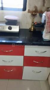 Kitchen Image of 630 Sq.ft 1 BHK Apartment / Flat for rent in Charbhuja Nath Om Heights, Rajendra Nagar Indore for Rs. 14000