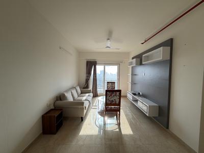 Living Room Image of 1100 Sq.ft 2 BHK Apartment / Flat for rent in Shapoorji Pallonji BKC, Bandra East Mumbai for Rs. 130000