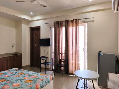Bedroom Image of 240 Sq.ft 1 RK Builder Floor for rent in Sector 48 Gurgaon for Rs. 17000