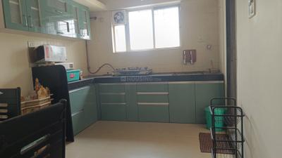 Kitchen Image of 980 Sq.ft 2 BHK Apartment / Flat for rent in Nisarg Renuka Akruti, Wakad Pune for Rs. 30000
