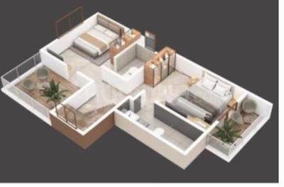 Image of 980 Sq.ft 2 BHK Apartment / Flat for sale in Hakke Ekaant, Fursungi, Pune for Rs. 5800000