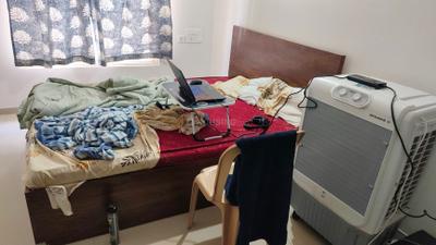 Bedroom Image of 320 Sq.ft 1 RK Apartment / Flat for rent in Nyati Elysia, Kharadi Pune for Rs. 24000