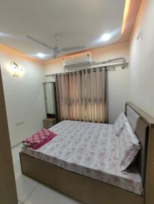 Bedroom Image of 1650 Sq.ft 3 BHK Apartment / Flat for rent in Adani Amogha, Shantigram Ahmedabad for Rs. 50000
