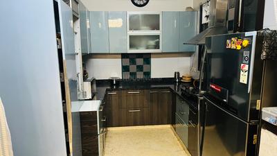 Kitchen Image of 2024 Sq.ft 3.5 BHK Builder Floor for sale in Swaraj Homes Saini Enclave RWA, Anand Vihar New Delhi for Rs. 32000000