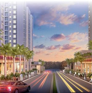 Image of 840 Sq.ft 2 BHK Apartment / Flat for sale in Charms Global City Type B2 Eiffel, Ambernath East, Ambernath for Rs. 4400000
