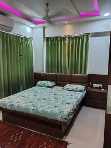 Bedroom Image of 2100 Sq.ft 2 BHK Apartment / Flat for rent in Adani Aangan, Shantigram Ahmedabad for Rs. 24000