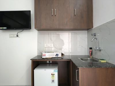 Kitchen Image of 350 Sq.ft 1 RK Apartment / Flat for rent in Doddanekundi Bengaluru for Rs. 16000