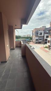 Balcony Image of 1450 Sq.ft 3 BHK Apartment / Flat for rent in Gulnaar Meadows, Bhabat Zirakpur for Rs. 30500