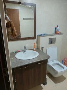 Bathroom Image of 745 Sq.ft 1 BHK Apartment / Flat for rent in Nandi Meraki, Chandrasekarapura Bengaluru for Rs. 30000
