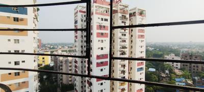 Balcony Image of 1264 Sq.ft 3 BHK Apartment / Flat for sale in Hiland Park, Santoshpur Kolkata for Rs. 12000000