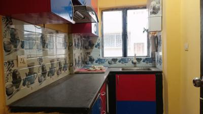 Kitchen Image of 973 Sq.ft 2 BHK Apartment / Flat for sale in Eden Tolly Lakeside, Kabardanga Kolkata for Rs. 3100000