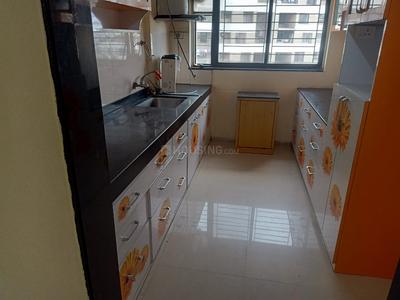Kitchen Image of 1400 Sq.ft 3 BHK Apartment / Flat for rent in Kalpataru Estate Building 8, Pimple Gurav Pune for Rs. 35000