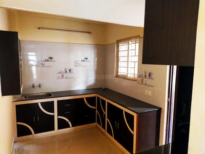 Kitchen Image of 1400 Sq.ft 3 BHK Apartment / Flat for rent in RR Pagolu's Pavani Enclave, Srinivasa Nagar Bank Colony Vijayawada for Rs. 25000