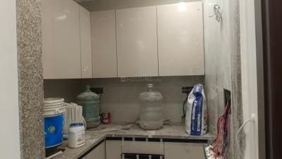 Kitchen Image of 450 Sq.ft 1 BHK Builder Floor for rent in Ashok Nagar New Delhi for Rs. 17000