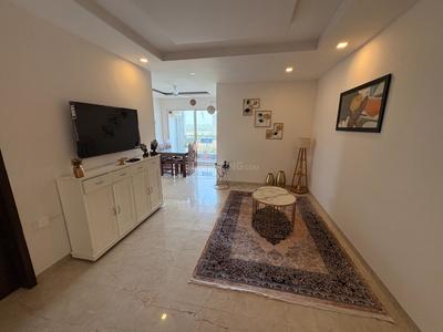 Living Room Image of 1114 Sq.ft 3 BHK Apartment / Flat for rent in Frame The Grand Fortune, Sirsi Jaipur for Rs. 40000