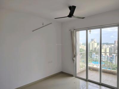 Living Room Image of 600 Sq.ft 1 BHK Apartment / Flat for rent in Raunak Unnathi Woods, Kasarvadavali Thane for Rs. 16000