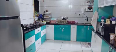 Kitchen Image of 1100 Sq.ft 3 BHK Apartment / Flat for sale in Shiv Devashish Square, Harni Vadodara for Rs. 6100000