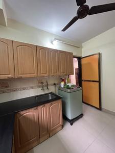 Kitchen Image of 600 Sq.ft 1 BHK Apartment / Flat for rent in Borivali West Mumbai for Rs. 37000