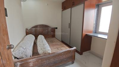 Bedroom Image of 750 Sq.ft 1 BHK Apartment / Flat for rent in Kondapur Hyderabad for Rs. 28000