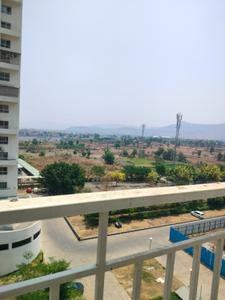 Balcony Image of 800 Sq.ft 2 BHK Apartment / Flat for rent in Godrej Greens, Pisoli Pune for Rs. 17000