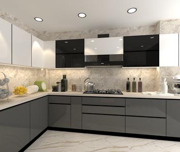 Kitchen Image of 2300 Sq.ft 4 BHK Builder Floor for sale in Rajouri Garden New Delhi for Rs. 60000000