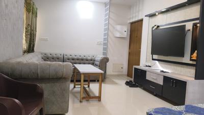 Living Room Image of 1127 Sq.ft 2 BHK Apartment / Flat for rent in Adani Elysium, Shantigram Ahmedabad for Rs. 34500