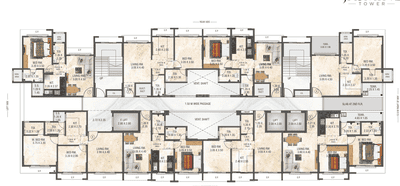 Image of 1020 Sq.ft 3 BHK Apartment / Flat for sale in Cosmos Enclave, Kasarvadavali, Thane for Rs. 17000000