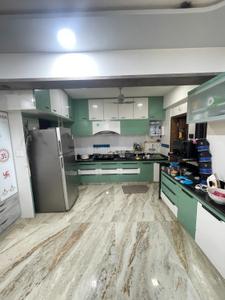 Kitchen Image of 2630 Sq.ft 4 BHK Apartment / Flat for rent in Swagat Agacia, Sargasan Gandhinagar for Rs. 62999