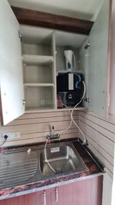 Kitchen Image of 500 Sq.ft 1 RK Independent House for rent in Amrapali Princely Estate, Sector 76 Noida for Rs. 20000