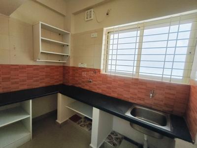 Kitchen Image of 500 Sq.ft 1 BHK Builder Floor for rent in New Tippasandra Bengaluru for Rs. 21000