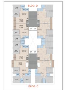 Image of 1881 Sq.ft 3 BHK Apartment / Flat for sale in Vesu, Surat for Rs. 9687150