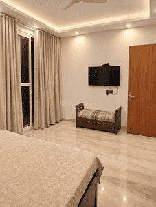 Bedroom Image of 2000 Sq.ft 3 BHK Builder Floor for sale in Malviya Nagar New Delhi for Rs. 44500000