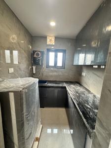 Kitchen Image of 485 Sq.ft 1 BHK Builder Floor for rent in Old Double Storey, Lajpat Nagar New Delhi for Rs. 25000