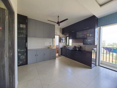 Kitchen Image of 1600 Sq.ft 3 BHK Apartment / Flat for rent in Sama Savli Vadodara for Rs. 30000
